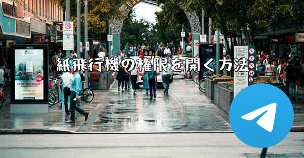 紙飛行機の権限を開く方法