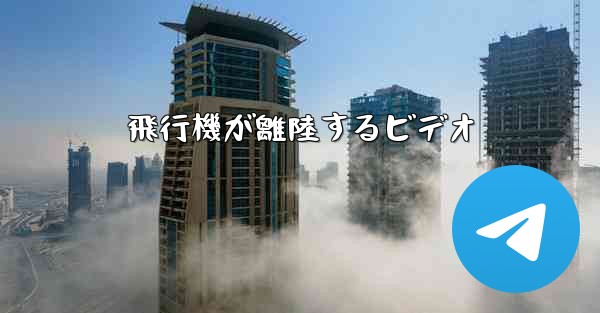 飛行機が離陸するビデオ