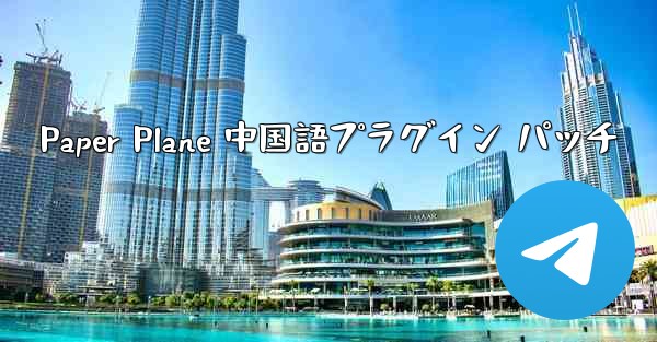 Paper Plane 中国語プラグイン パッチ