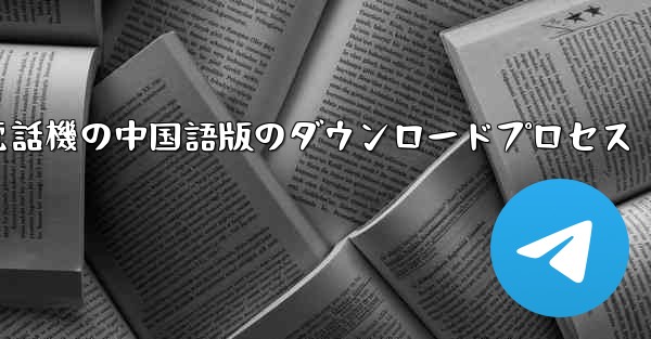 Apple 携帯電話機の中国語版のダウンロードプロセス