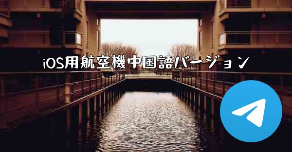 iOS用航空機中国語バージョン