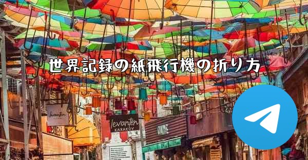 世界記録の紙飛行機の折り方