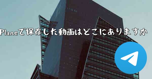 Paper Planeで保存した動画はどこにありますか