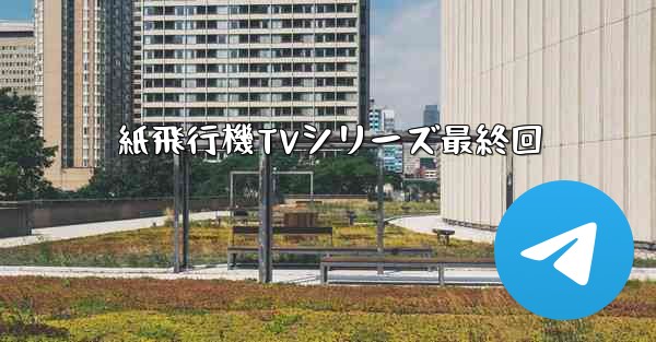 紙飛行機TVシリーズ最終回