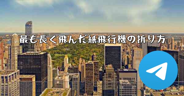 最も長く飛んだ紙飛行機の折り方