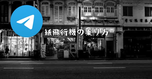 紙飛行機の乗り方
