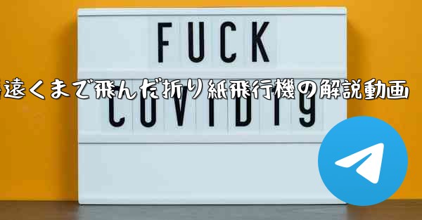 一番遠くまで飛んだ折り紙飛行機の解説動画