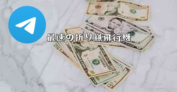 最速の折り紙飛行機