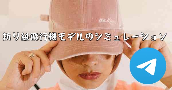 折り紙飛行機モデルのシミュレーション