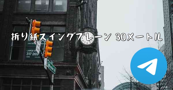 折り紙スイングプレーン 30メートル