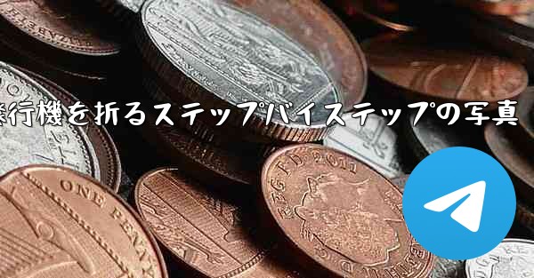 紙飛行機を折るステップバイステップの写真