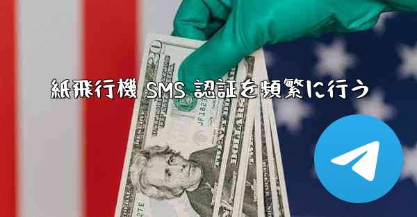 紙飛行機 SMS 認証を頻繁に行う