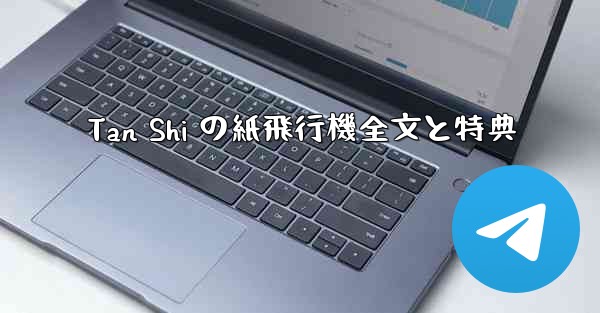 Tan Shi の紙飛行機全文と特典