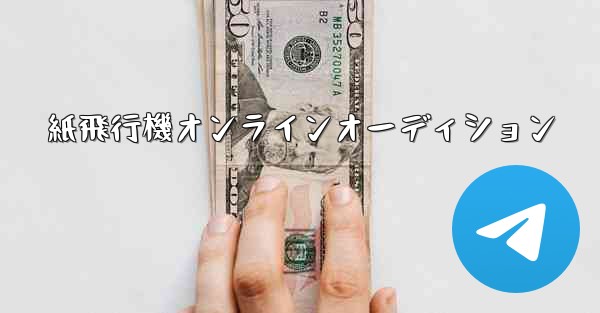 紙飛行機オンラインオーディション