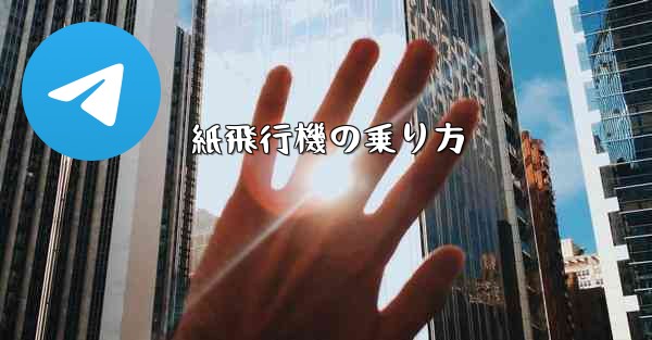 紙飛行機の乗り方