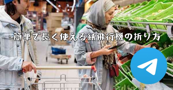 簡単で長く使える紙飛行機の折り方