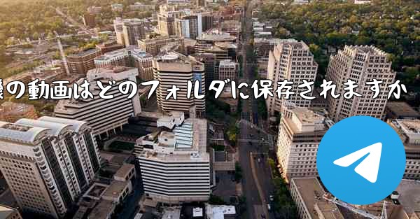 紙飛行機の動画はどのフォルダに保存されますか