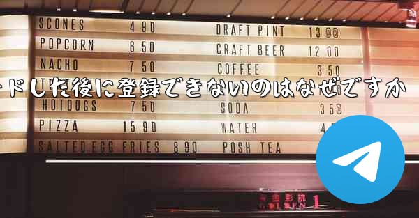 Paper Planeをダウンロードした後に登録できないのはなぜですか