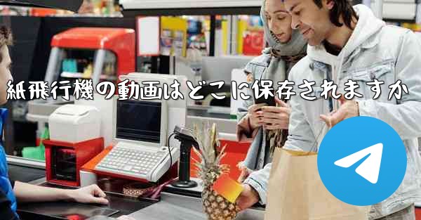紙飛行機の動画はどこに保存されますか