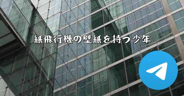 紙飛行機の壁紙を持つ少年