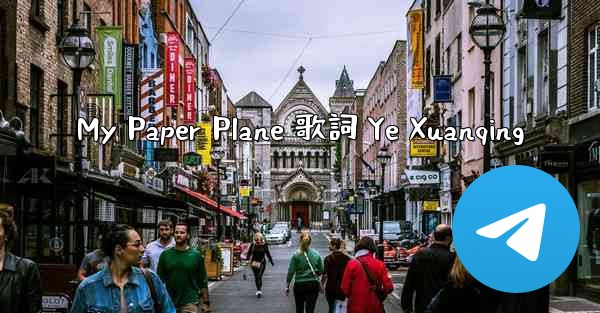 My Paper Plane 歌詞 Ye Xuanqing