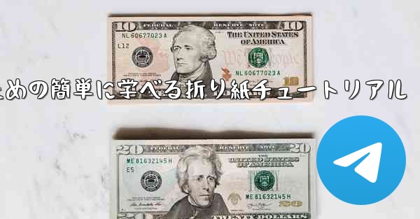 飛行機を折るための簡単に学べる折り紙チュートリアル