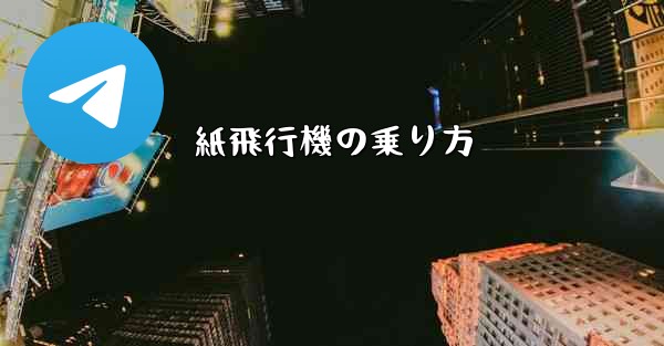 紙飛行機の乗り方