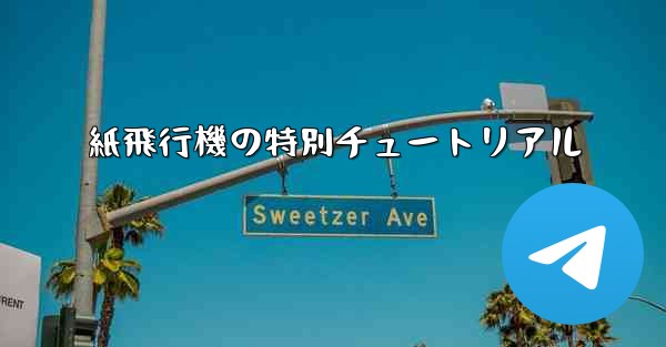 紙飛行機の特別チュートリアル