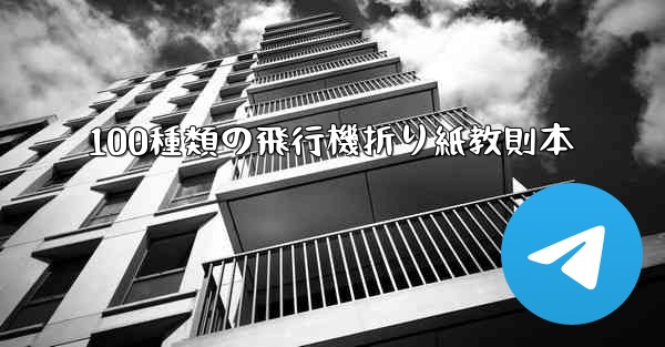 100種類の飛行機折り紙教則本
