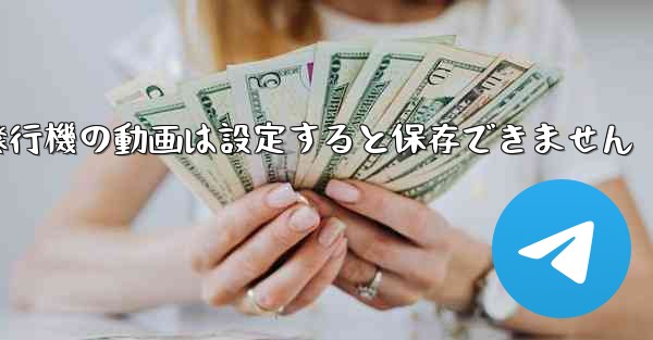 紙飛行機の動画は設定すると保存できません