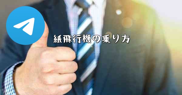 紙飛行機の乗り方