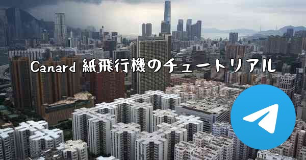 Canard 紙飛行機のチュートリアル