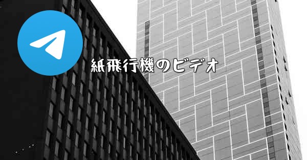 紙飛行機のビデオ