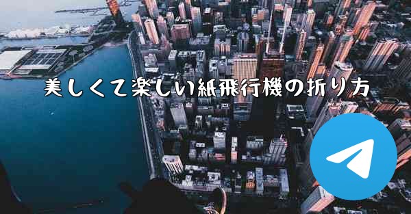 美しくて楽しい紙飛行機の折り方