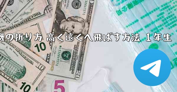紙飛行機の折り方 高く遠くへ飛ばす方法 １年生