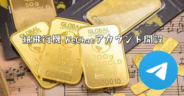紙飛行機 WeChatアカウント開設