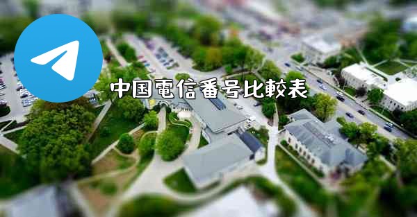 中国電信番号比較表